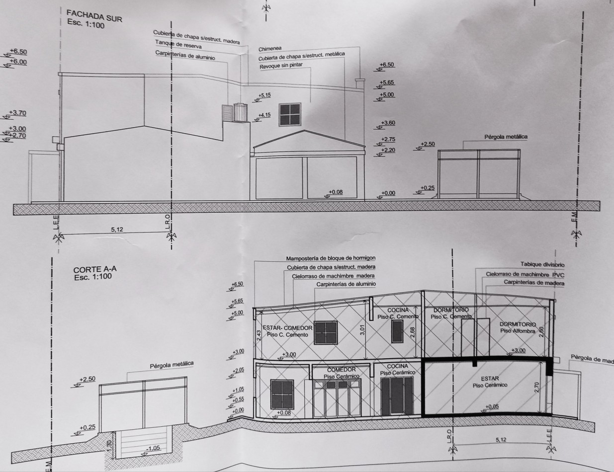 Casa en venta sobre el rio en Santa Rosa de Calchines 