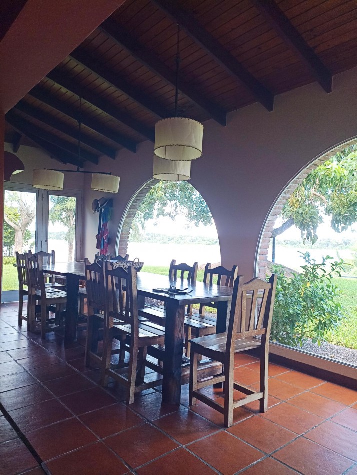 Casa sobre el rio, un verdadero paraiso en Los Zapallos 