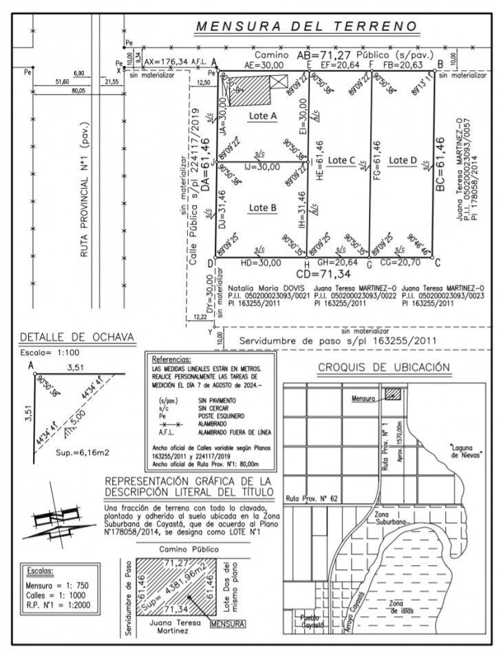 Terreno en venta en Cayasta 